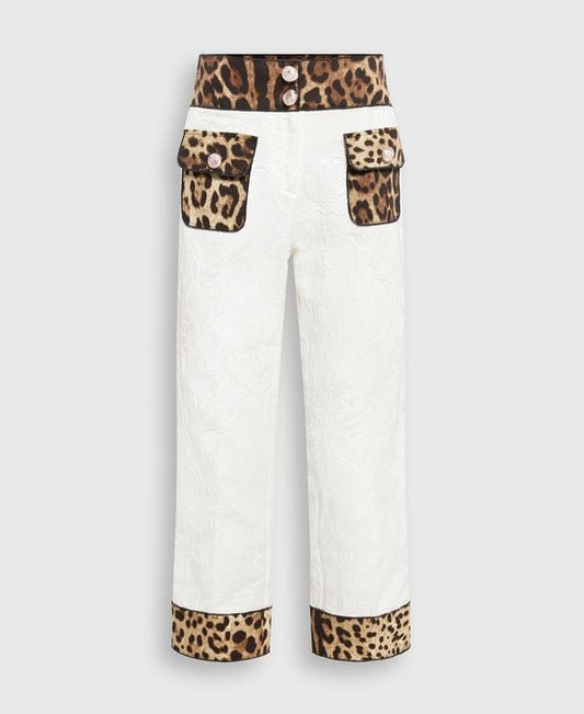 Dolce & Gabbana Silk-blend trousers