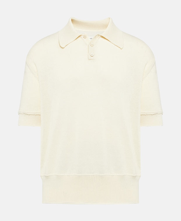 Knitted polo shirt