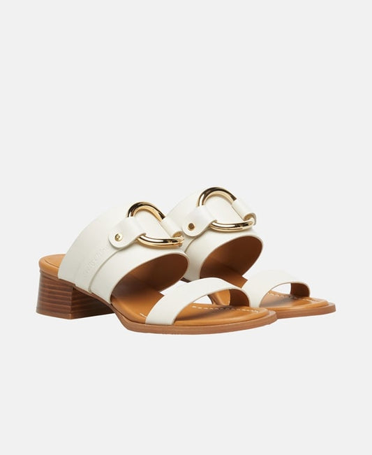 See by Chloé Heeled sandals Ecru