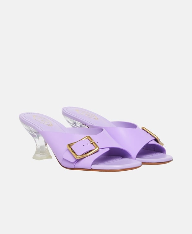 Tod's Mules Quadro Faschia