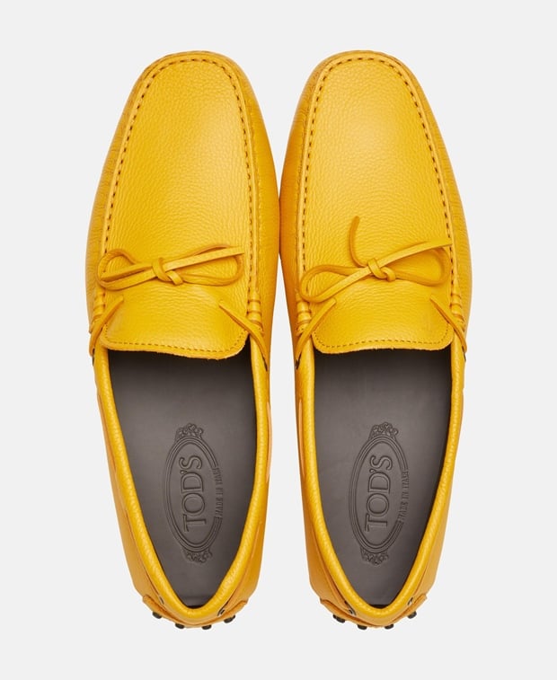Tod's Gommini Moccasins Yellow