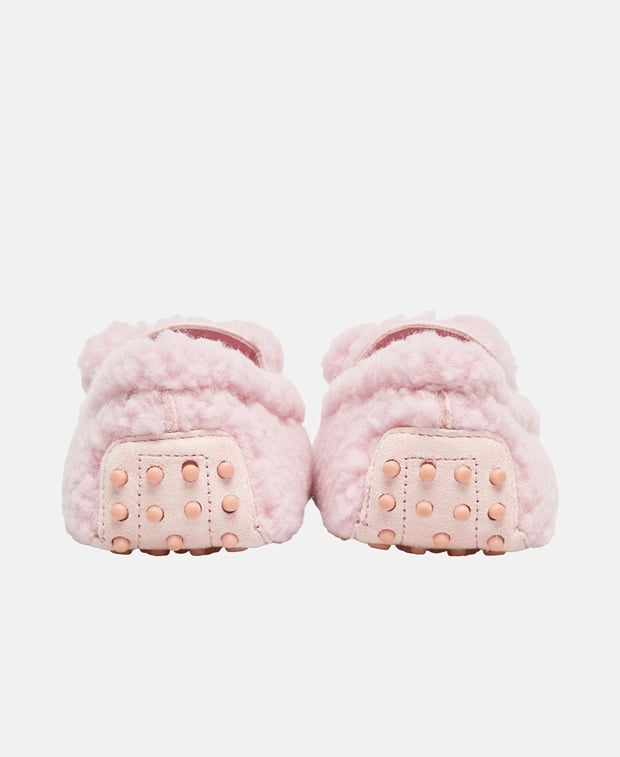 Tod's Gommini montone Moccasins Rose