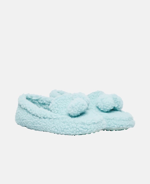 Tod's Gommini montone Moccasins Azure Blue