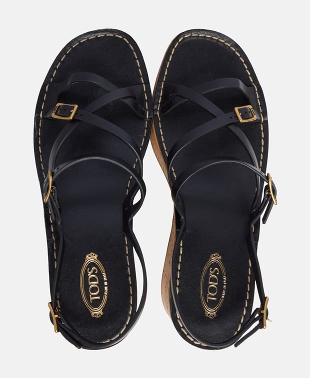 Tod's Wedge sandals Sand Zeppa Sug
