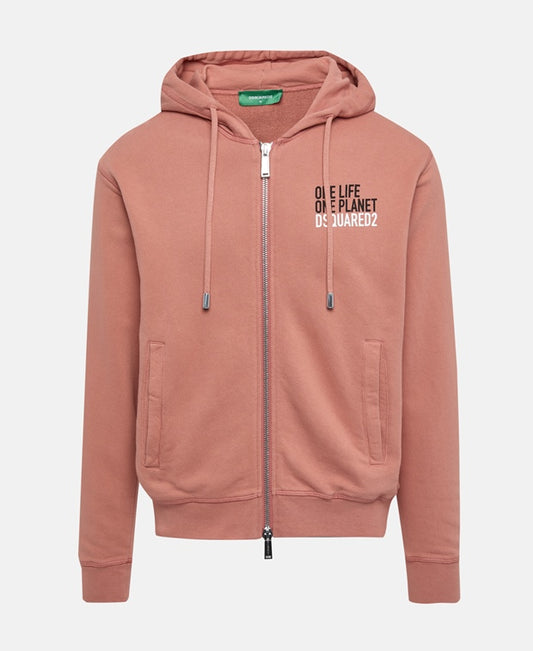 hooded sweat jacket