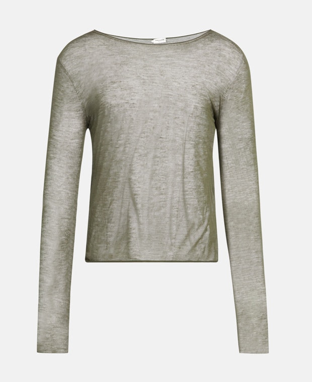 long-sleeved top