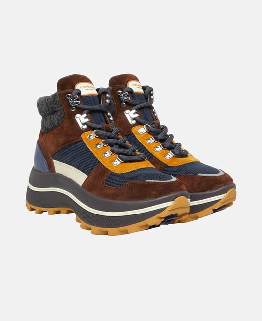 Tory Burch Adventure Hiker Lace-up ankle boot Coffee