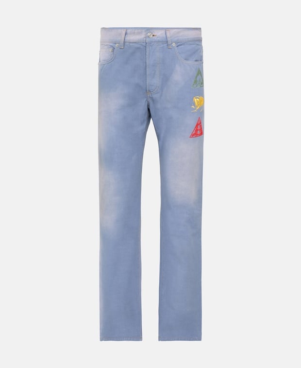 Straight leg jeans