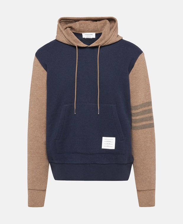 Hooded knit jumper