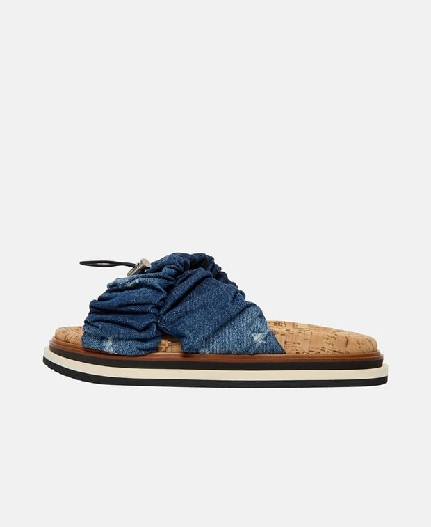 Hogan Sandals H567 FASCIA INCROCIATA JEANS LAVATO