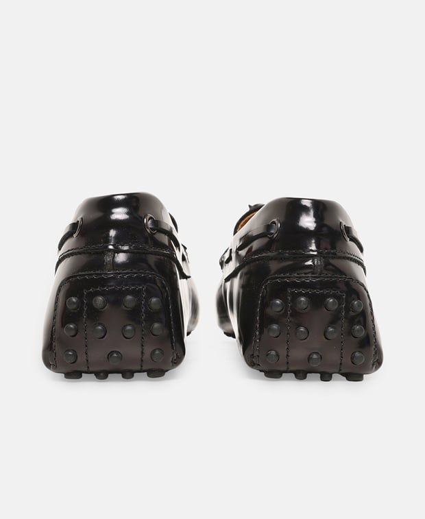 Tod's New Laccetto Occh Moccasins Caviar Black