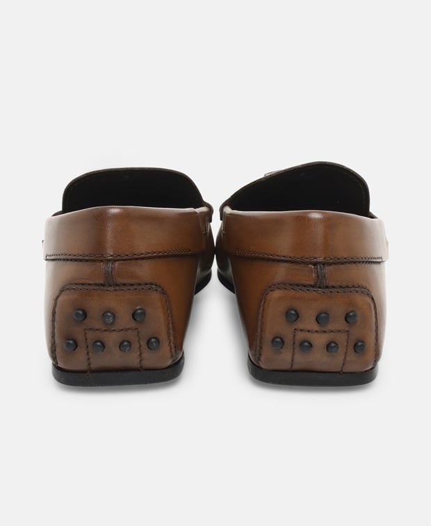 Tod's City Gommino Moccasins Cognac