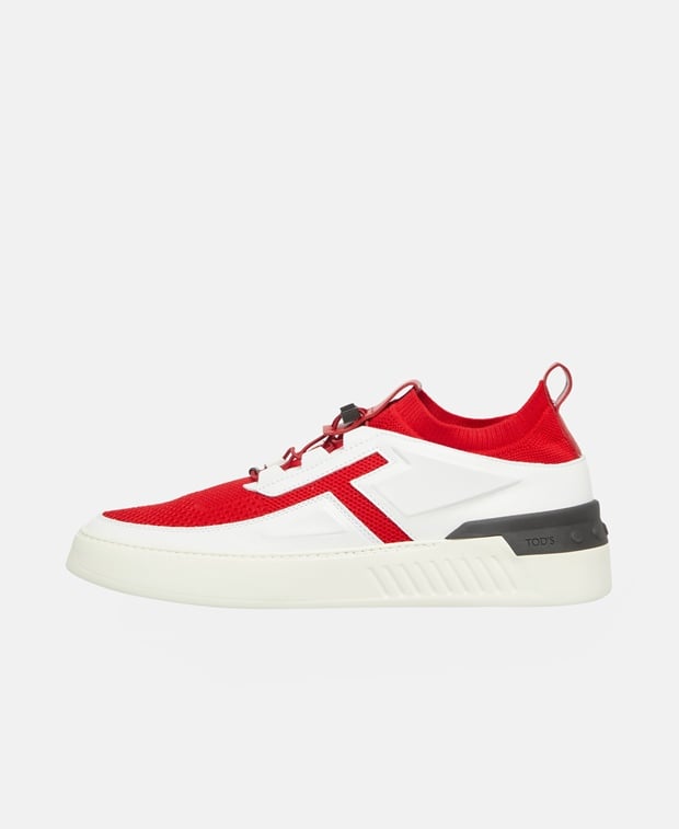 Tod's Calza Cassetta no code 14C Sneakers Red
