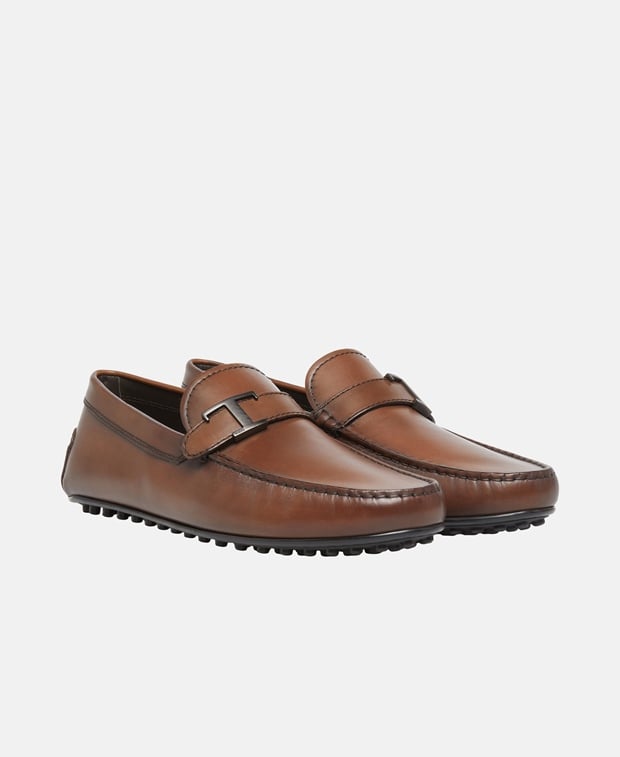 Tod's Gommino Moccasins Dark Brown