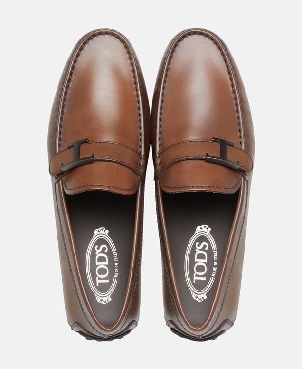 Tod's Gommino Moccasins Dark Brown