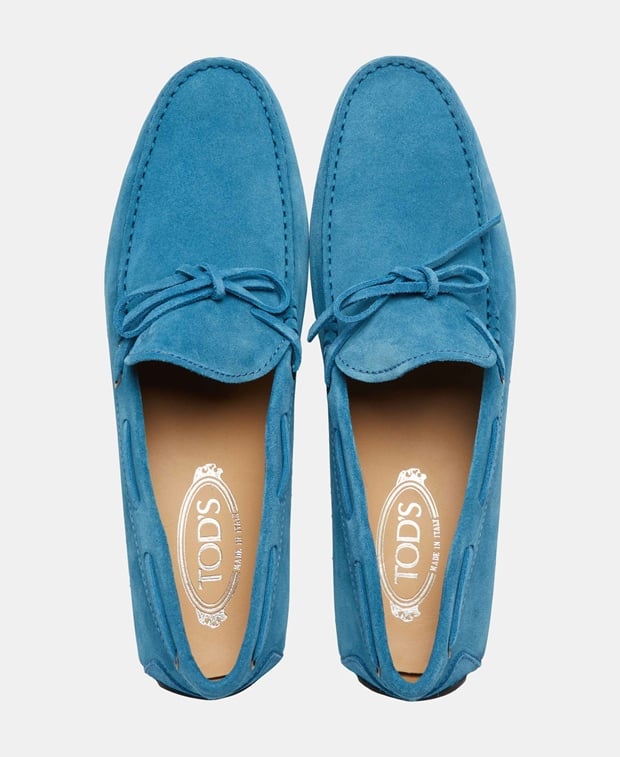Tod's CITY GOMMINO Moccasins Blue