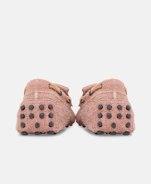 Tod's Frangia Moccasins Antique Pink