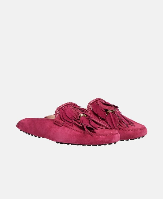 Tod's Mules GOMMINI BAB. NAPPINE PIUME PEL.