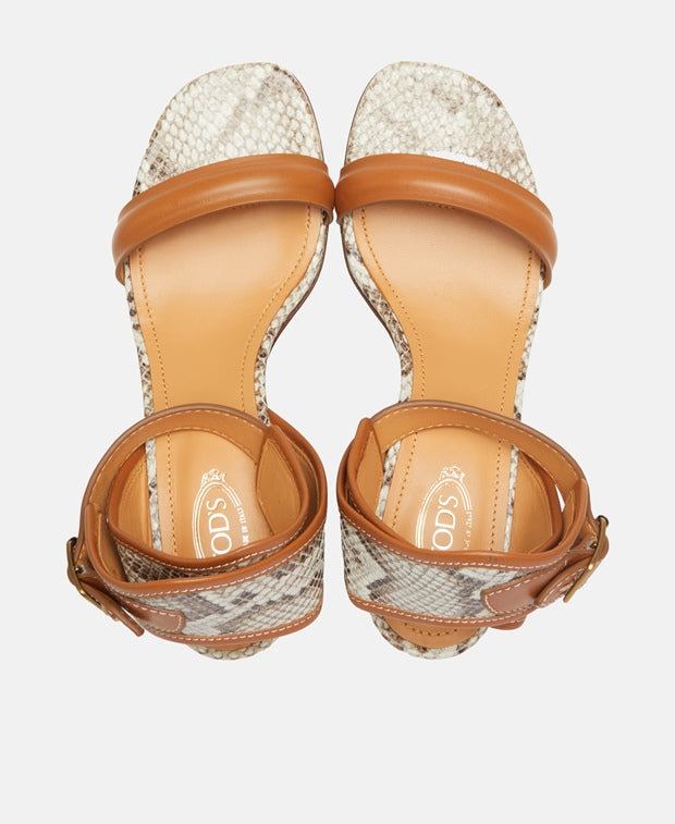 Tod's Sandalo cuioi t60 08k fibbia Ankle strap sandals