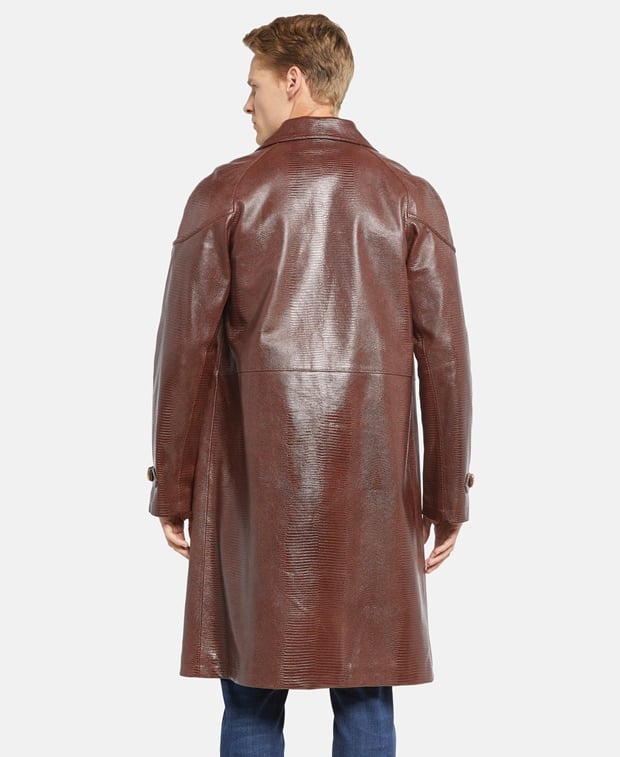 Bally Leather coat Antique Pink