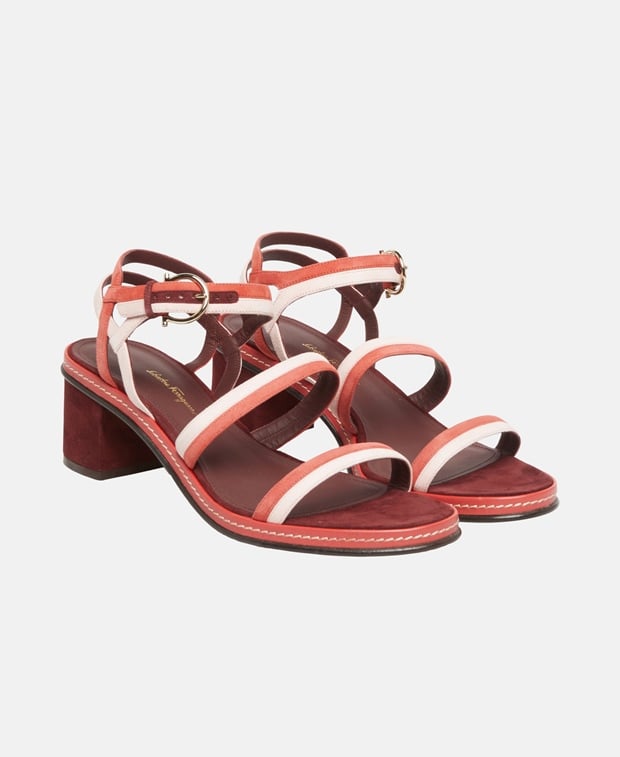 Salvatore Ferragamo Maloy Heeled sandals Brown