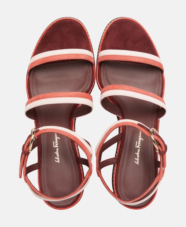 Salvatore Ferragamo Maloy Heeled sandals Brown