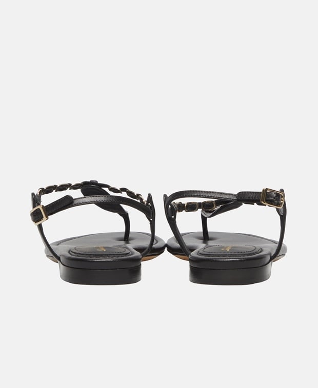 Salvatore Ferragamo Tahiti Sandals Black
