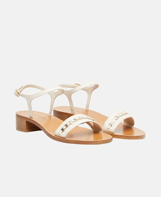 Salvatore Ferragamo Tremit Ankle strap sandals Beige
