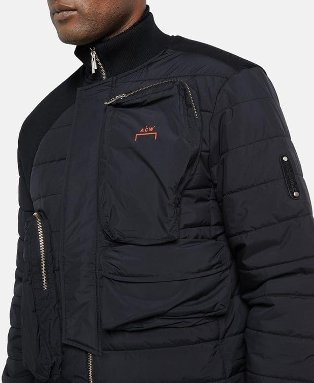 A-Cold-Wall* Quilted jacket Asymmetric padded jacket