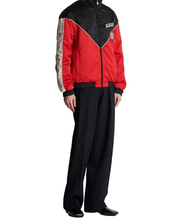 Balmain Uniform-style jacket Red