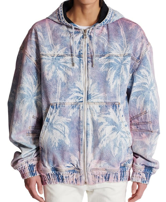 Balmain Uniform-style jacket Blue
