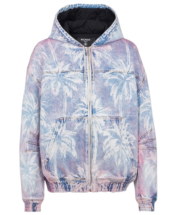 Balmain Uniform-style jacket Blue