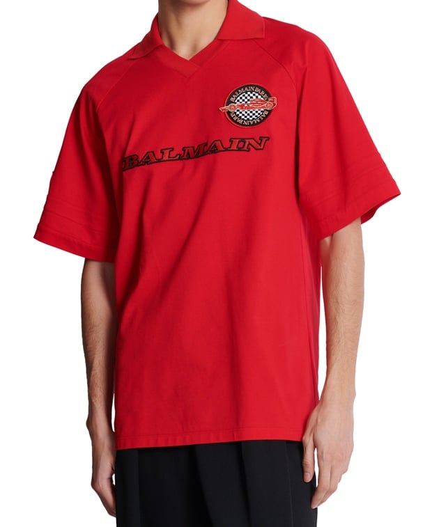 Balmain Polo shirt Red