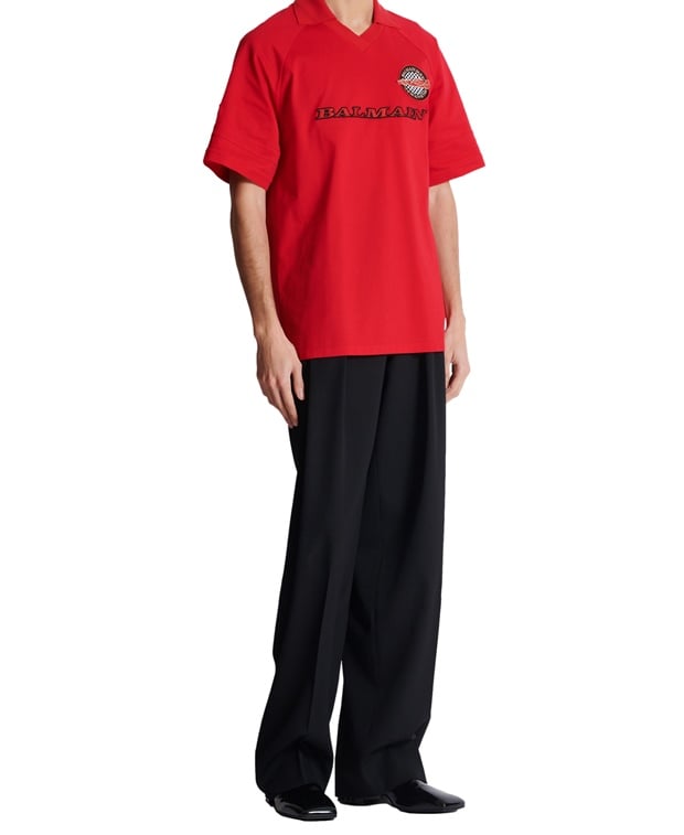 Balmain Polo shirt Red