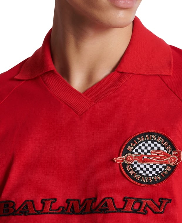 Balmain Polo shirt Red
