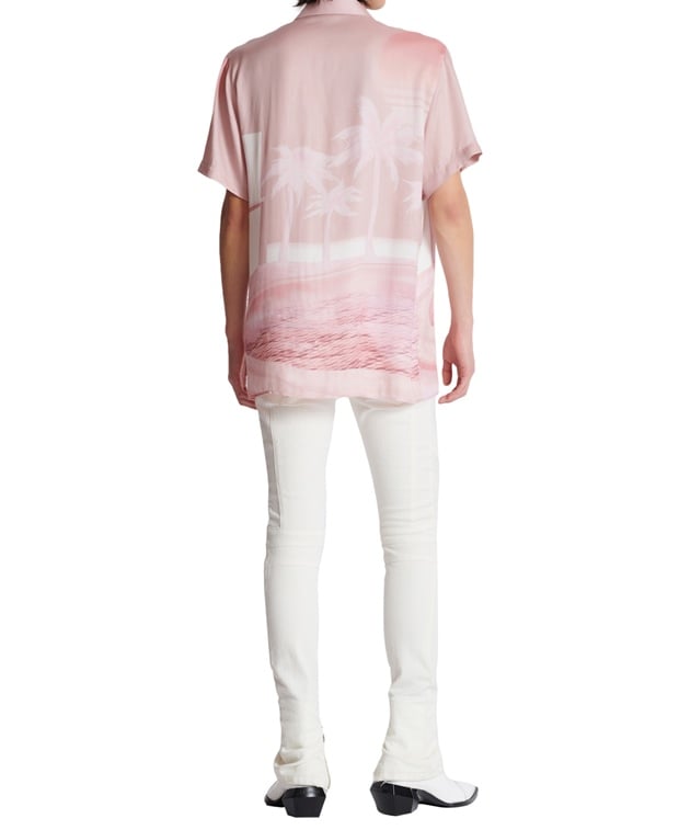 Balmain Short-sleeved shirt - casual fit Pink