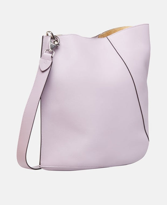 Lanvin Welu Leather hobo bag Mauve