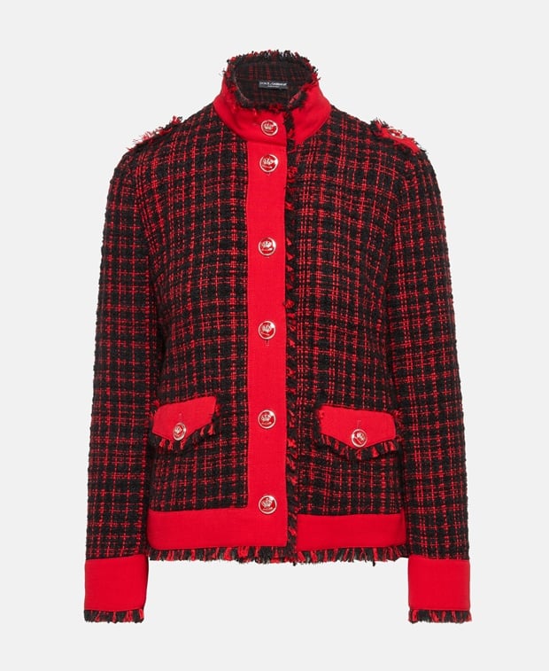 Dolce & Gabbana Tweed jacket Black