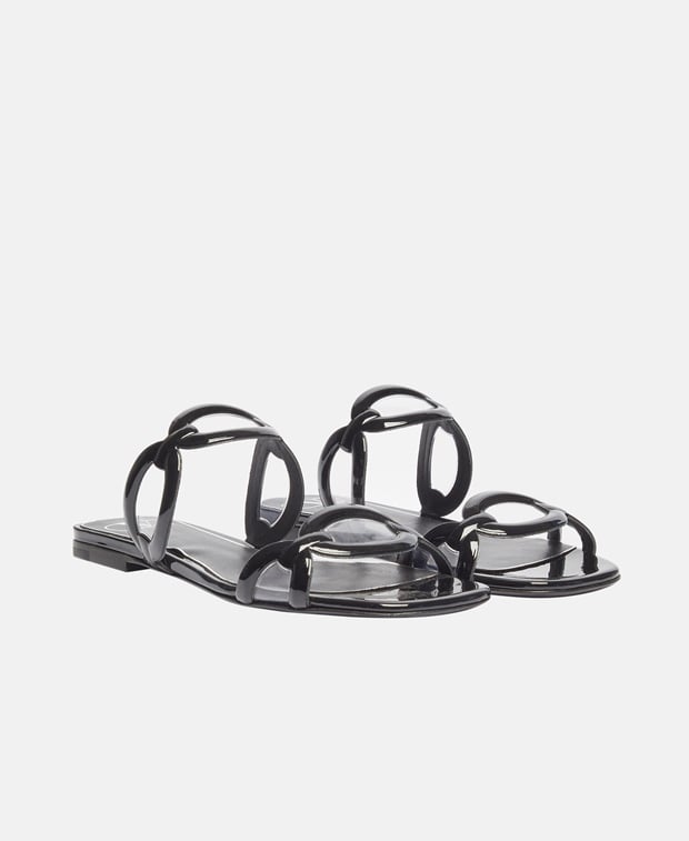 Valentino Garavani Slide T05 Sandals Black