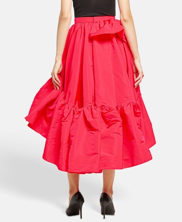 Alexander McQueen Maxi-skirt Gath ruffle midi skirt