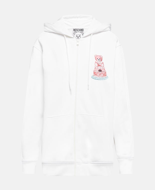 Moschino Hooded sweat jacket