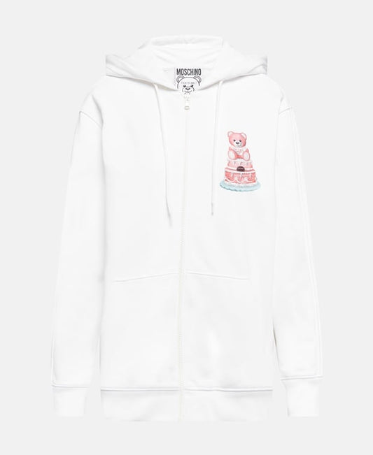 Moschino Hooded sweat jacket