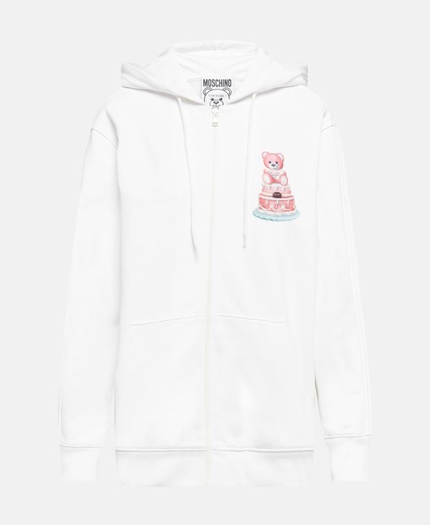 Moschino Hooded sweat jacket