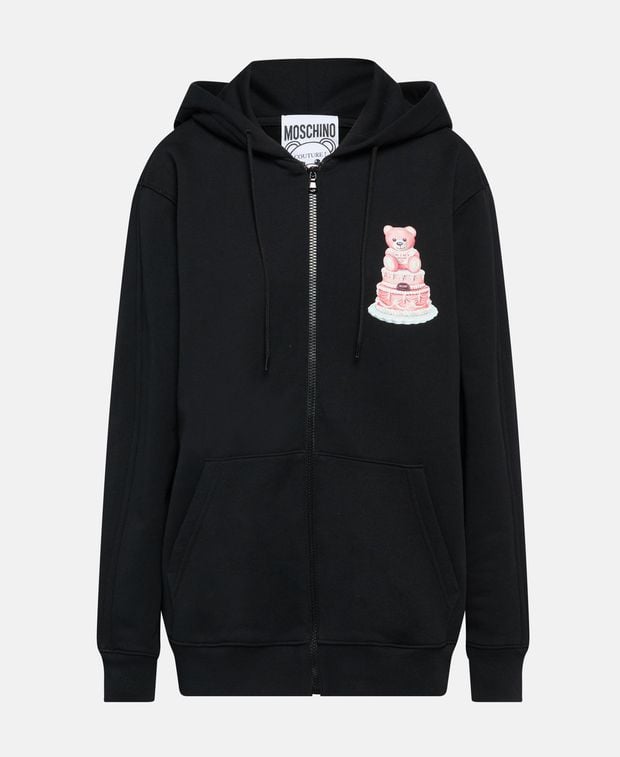 Moschino Hooded sweat jacket