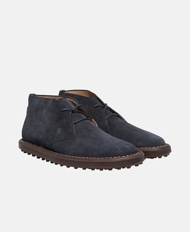 Tod's POLACCO NASTRO IDEAL 06G Desert boots Dark Blue