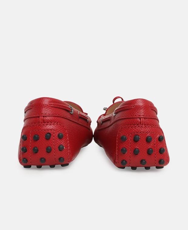 Tod's Heaven Moccasins Dark Red