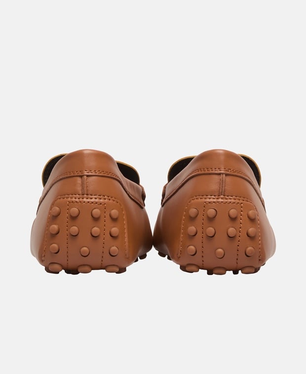 Tod's MOCASSINO FLAME NUOVO GOMMINO 64C Moccasins Cognac