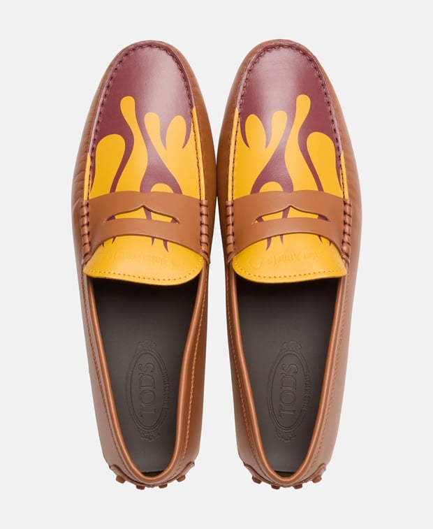 Tod's MOCASSINO FLAME NUOVO GOMMINO 64C Moccasins Cognac