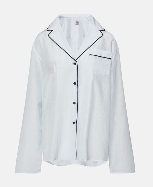 Toteme Leisure blouse Cotton Silk PJ Blouse