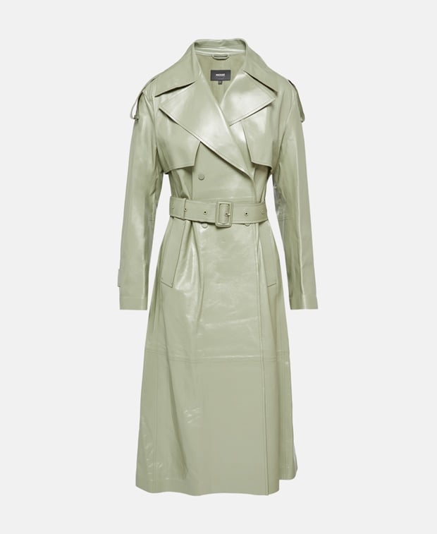 Mackage Leather trench coat Carmela